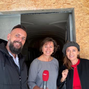 Jürgen Szinovatz, Sabine Lentsch und Margit Fröhlich